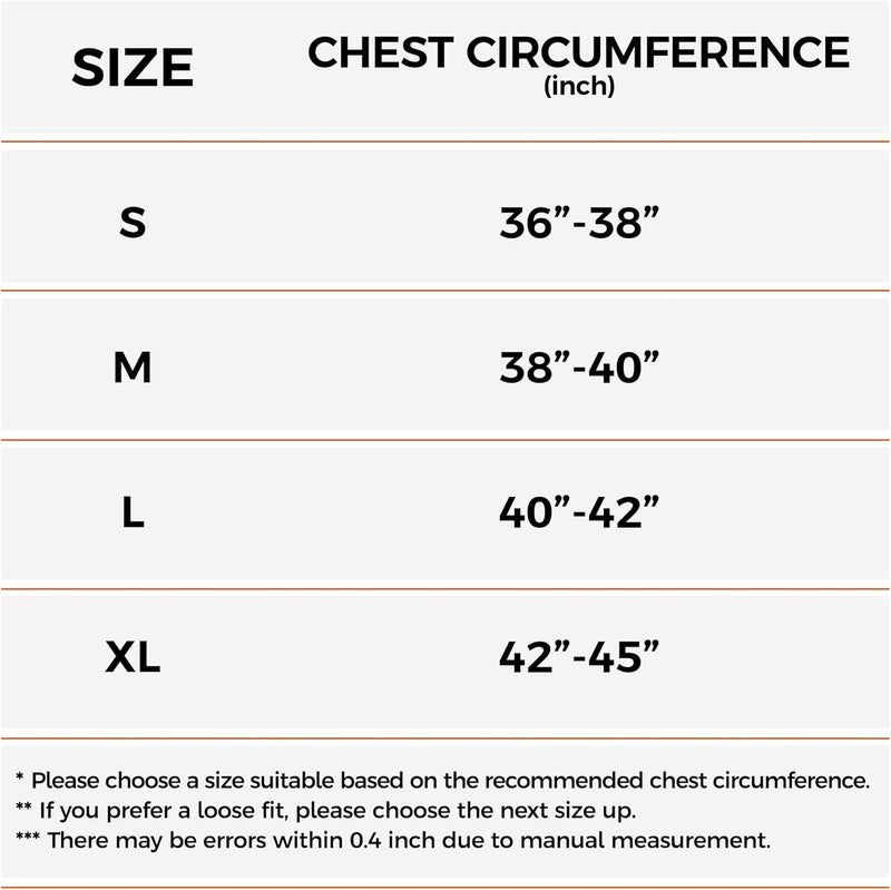 COOLOMG Mens Baseball Chest Rib Protector Adult Football Padded Compression Shirt Heart Sternum Guard - Image 4